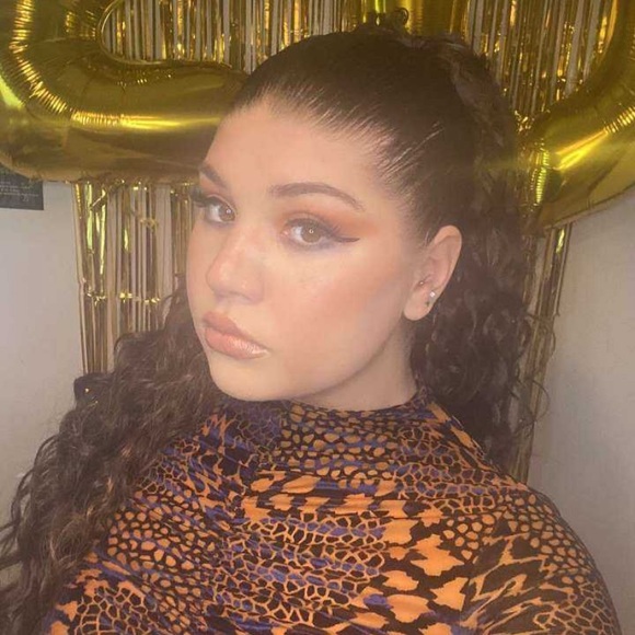 Unique blue orange bodysuit - Picture 6 of 7